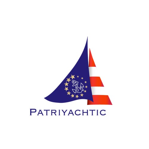 Logo for nautical, patriotic lifestyle brand.