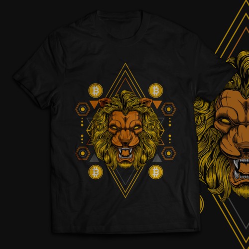 T-shirt design for crypto wear brand