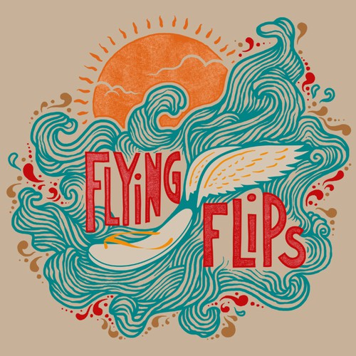 A dope t-shirt design wanted for FlyingFlips.com