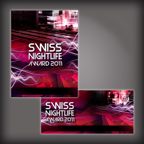 Basic visual for an event: "Swiss Nightlife Award 2011"  needs a new print design