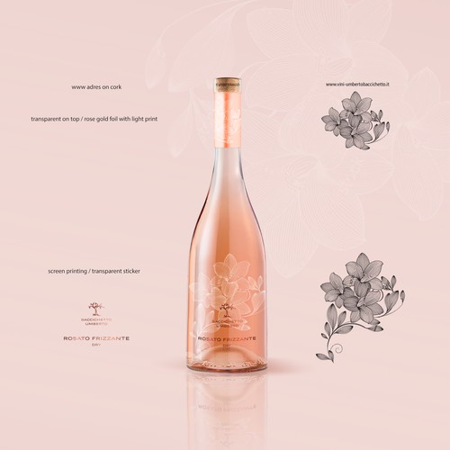 label rosato sparkling