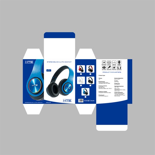Packaging design for headphones