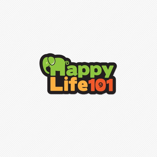 Playful logo for Happy Life