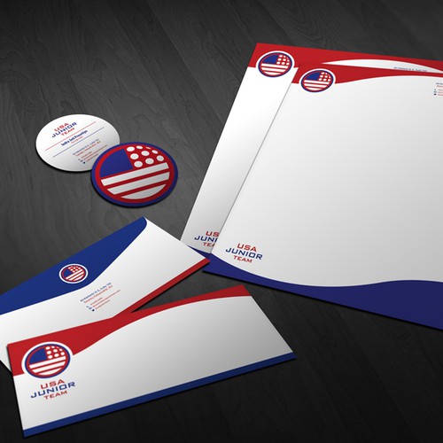 stationery for USA Junior National Golf Team
