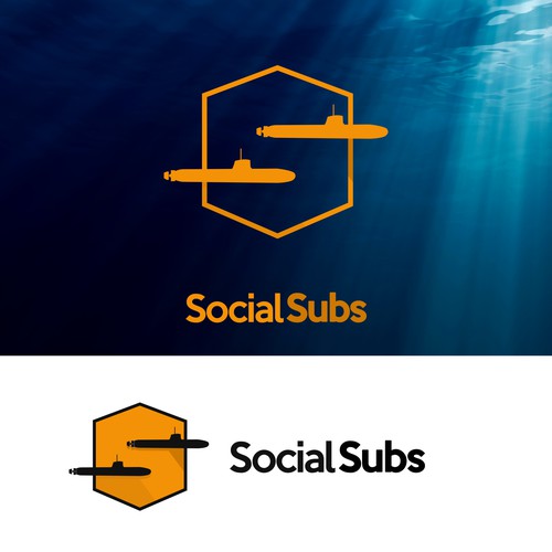 simple logo for socialsubs