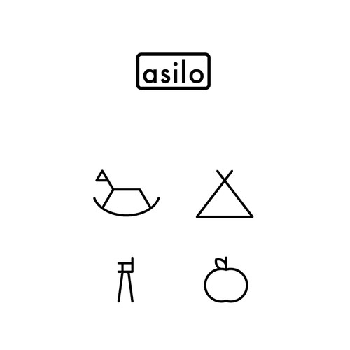 Modern and Minimal logo for Kids Furniture