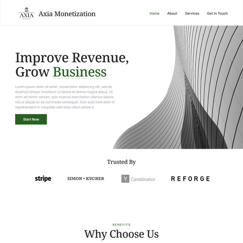 Website For A Consulting Company