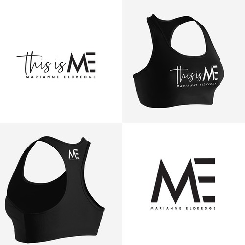 Feminine logo concept for Marianne Eldredge.