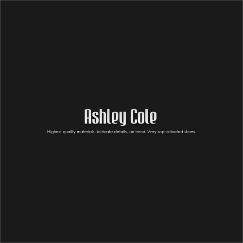 Elegant Ashley Cole Logo