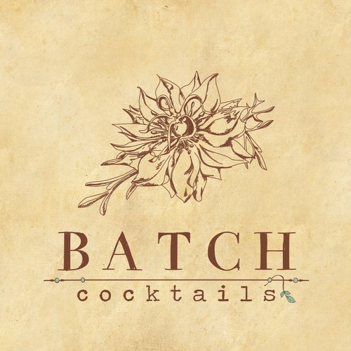 Vintage logo for cocktails 