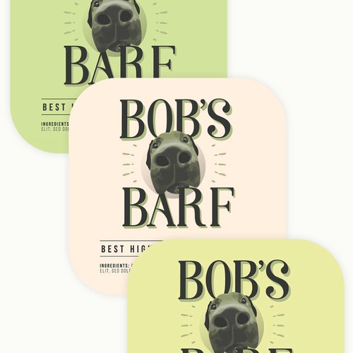 Bob's Barf Label Design