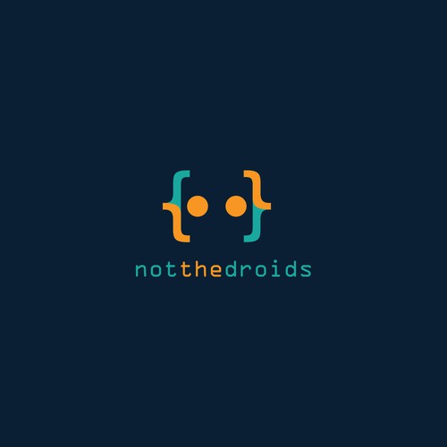 Simple Playful Robot Logo