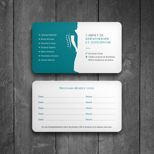 Physiotherapy Practice Business Card