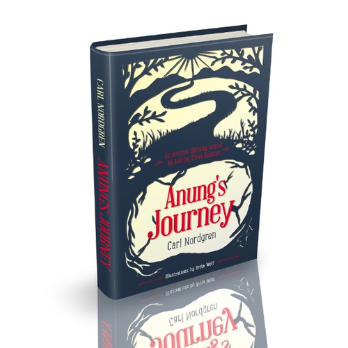 Create a compelling cover design for a novella about an ancient Ojibway legend.
