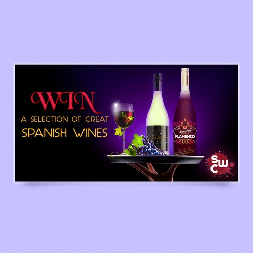 Banner for Wine Facebook raffle