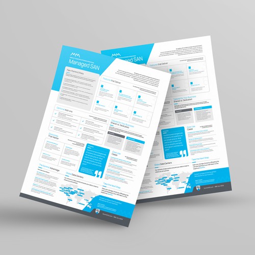 Datasheet design for Summit