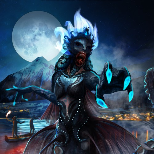 Book cover for horror story