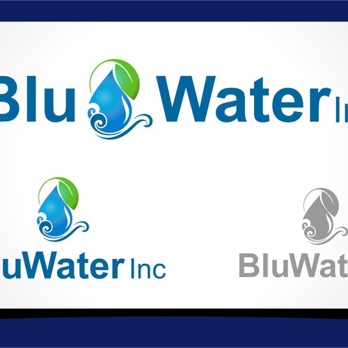 Blu Water Inc looking for corporate new logo and business cards.