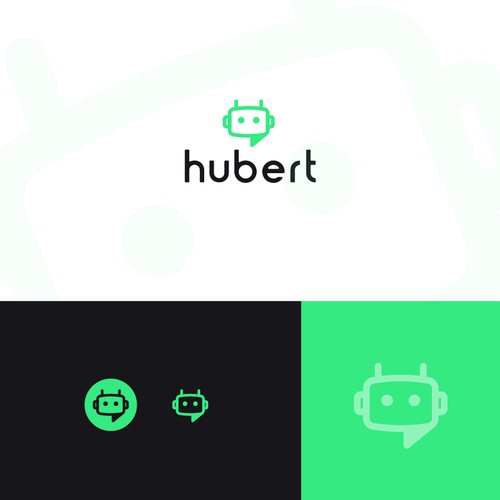 hubert Logo Design