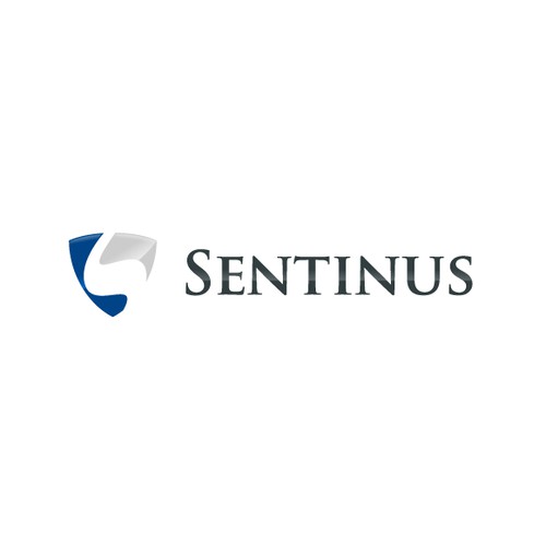 Strong, serious logo and business card for Sentinus