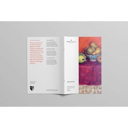 Aidan Meller Exhibition Brochure
