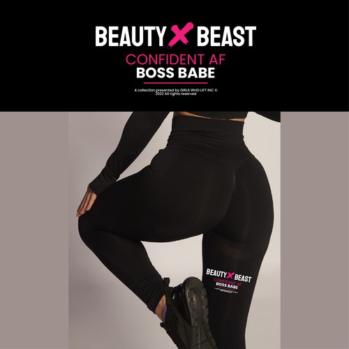 Beauty x Beast leggings design