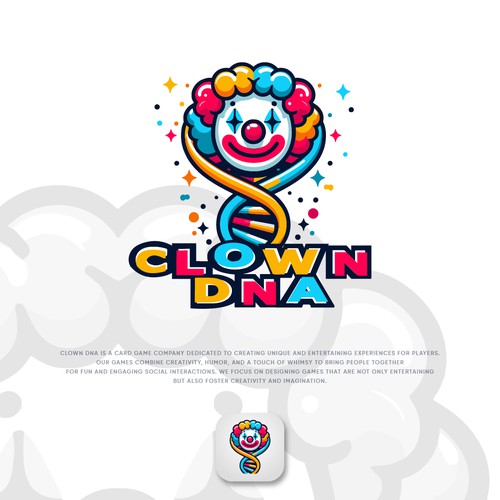 Clown DNA Logo
