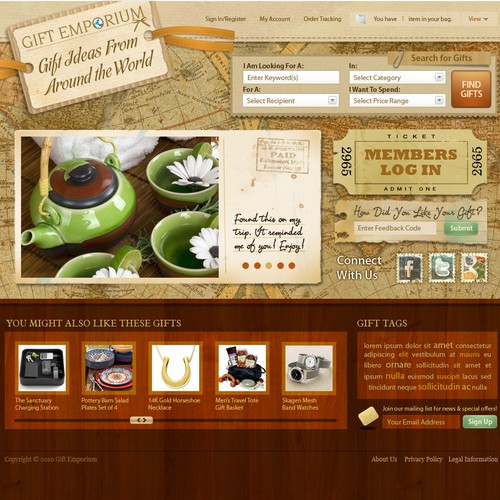 Gift Emporium Website - Can you be Innovative?