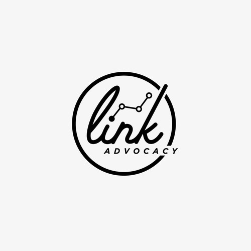 Link advocacy Logo design Concept