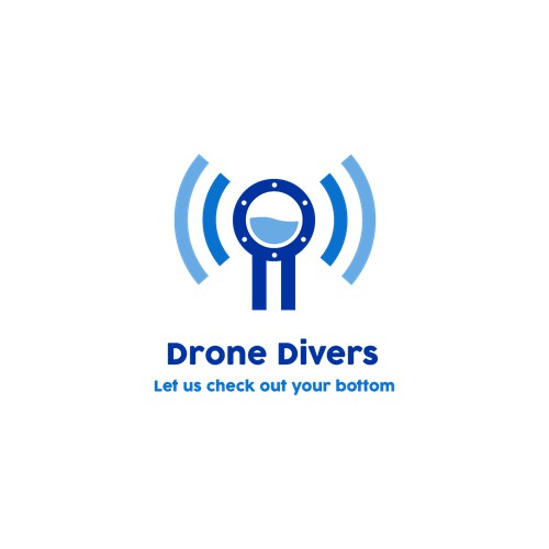 Logo para empresa Drone Divers