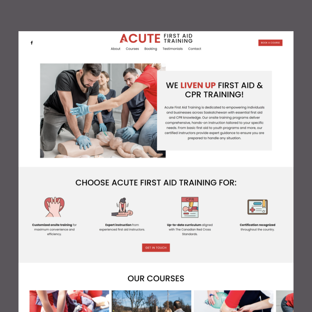 Acute First Aid Training