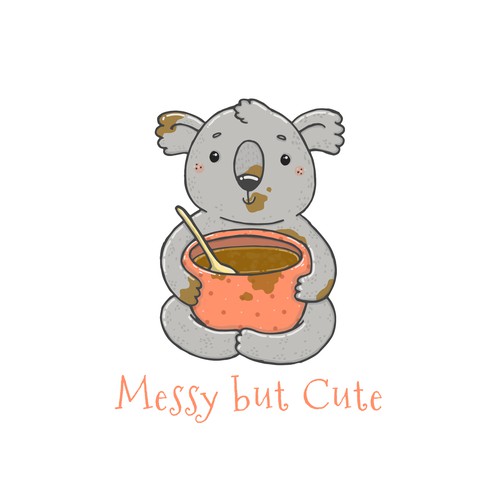 illustration for baby bib 