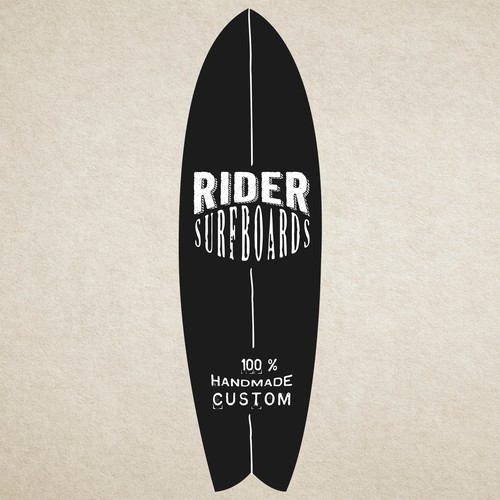 Rider Surfboards is looking for a face-lift with a fresh, appealing logo