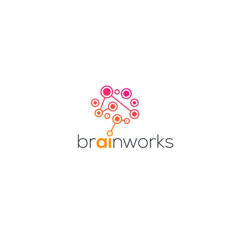 An Artificial Intelligence logo for Brainworks. 