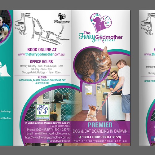 The Furry Godmother needs a magical advertising brochure!