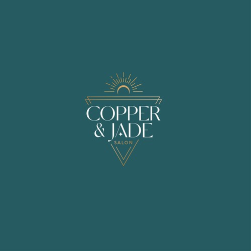 Logo design for "Copper & Jade Salon"