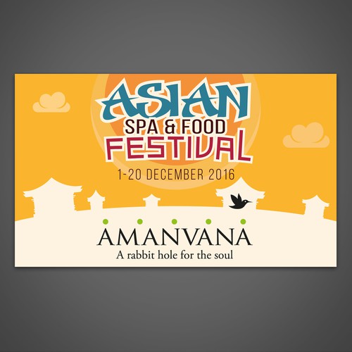 Billboard for Asian Spa & Food Festival