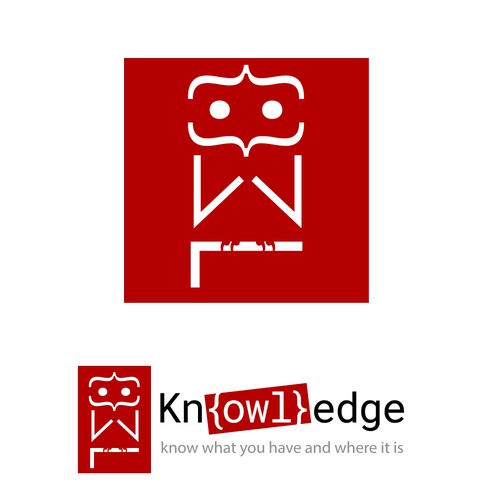 Logo concept for knowledge