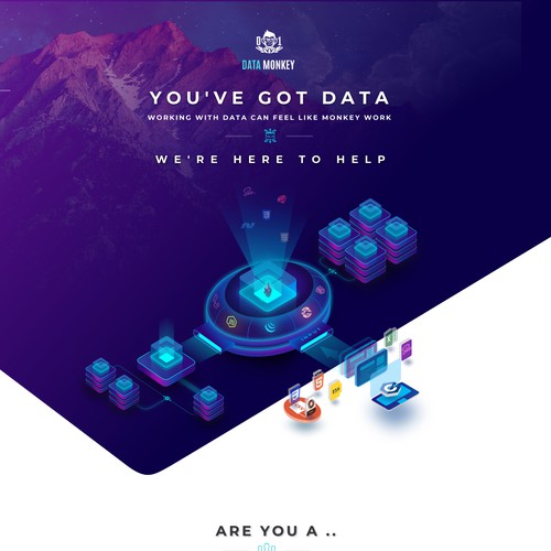 Data Monkey Futuristic