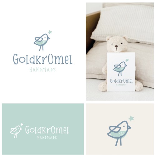 Cute kids brand logo