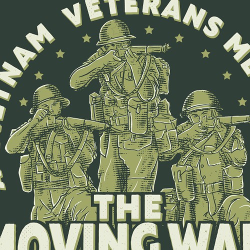 Logo for moving wall of Vietnam Veterans