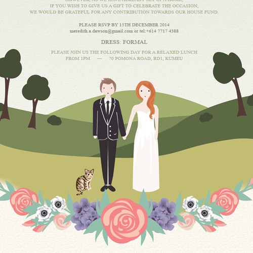 Illustration Wedding Invitation