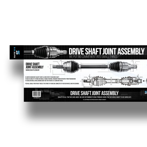 Drive Shaft Joint Assembly Package