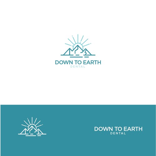 Logo concept for Down to Earth Dentar Care