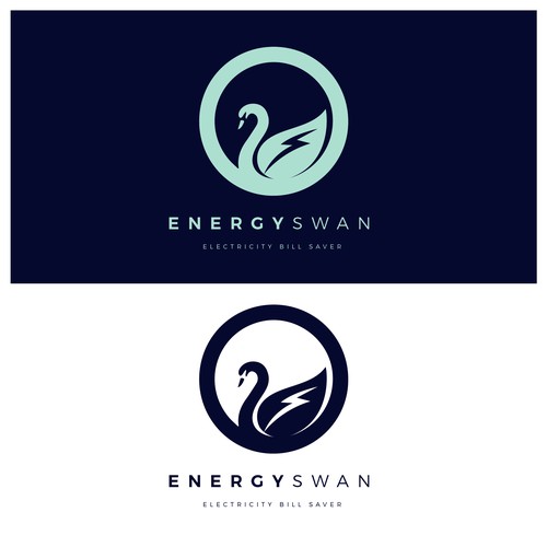 Winning Entry for Energy Swan Logo Design Contest