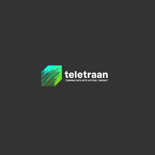 Conceptual logo for data mining company 