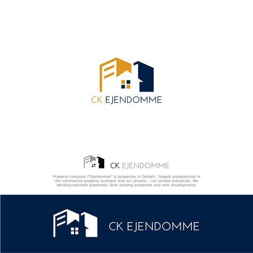 logo designed for CK Ejendomme Property Company