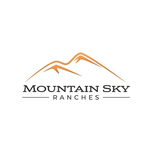 Mountain Sky Ranches Logo Design
