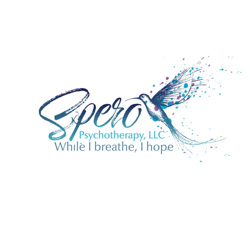 Logo and brand identity for Spero Psychotherapy