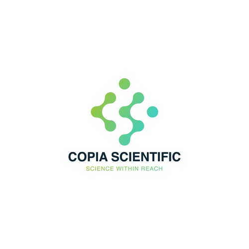 Organic logo concept for bio-tech company